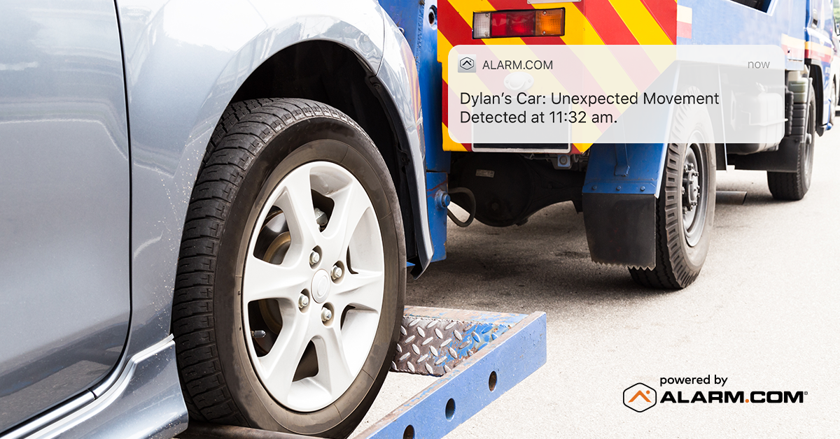 Unexpected movement alert